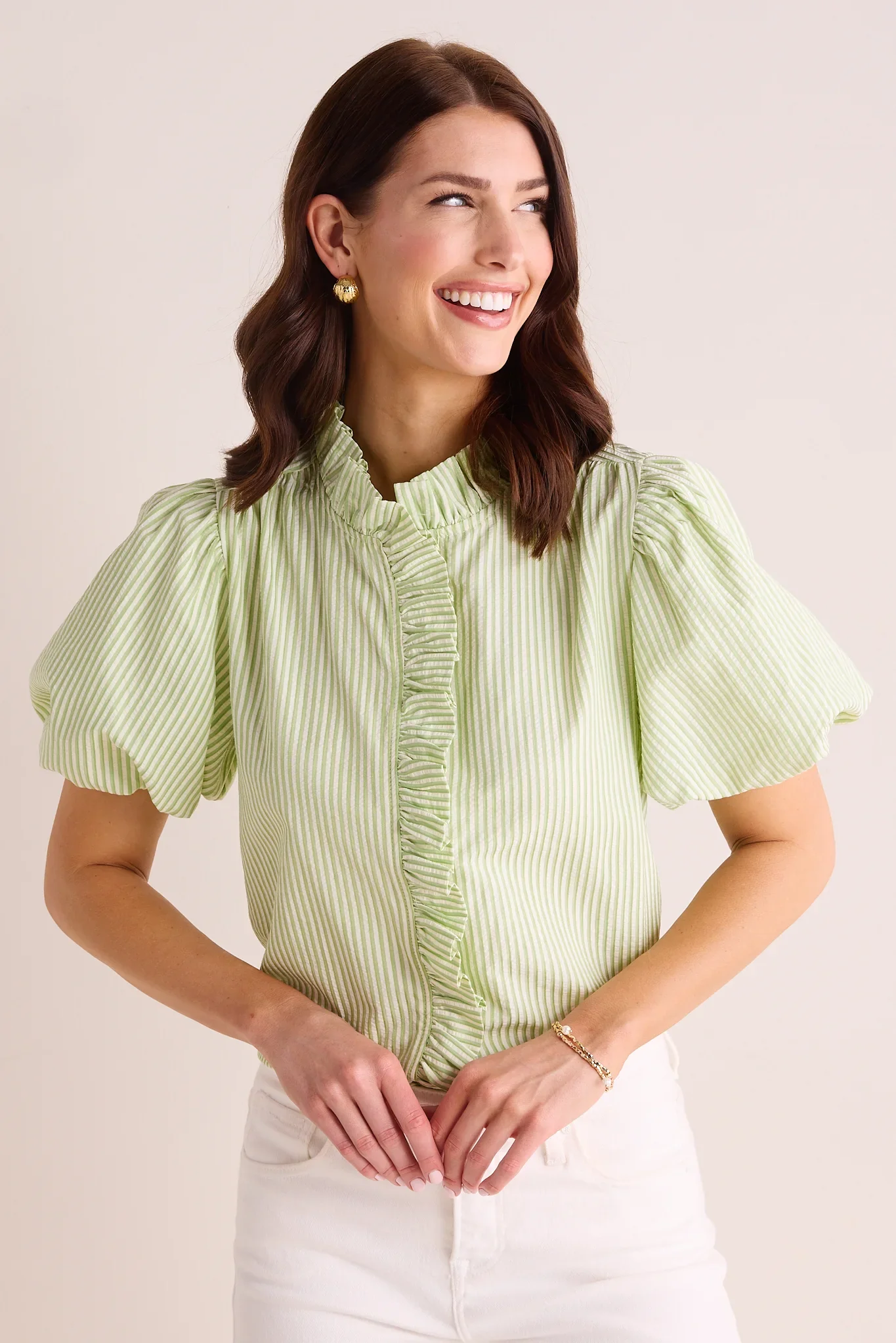 Layla Top- Green - Shop-Ritbs