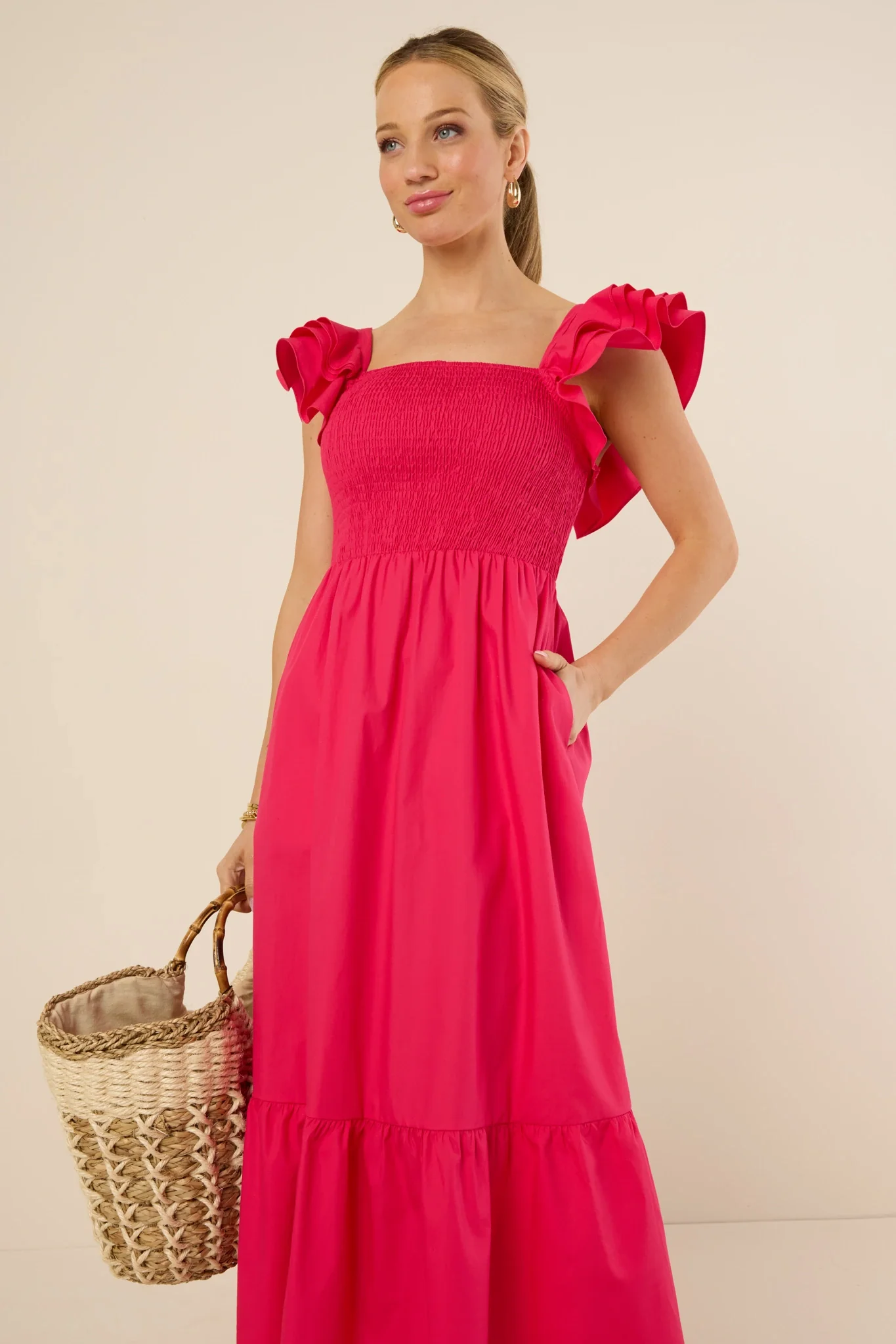 Camden Dress- Fuchsia - Shop-Ritbs