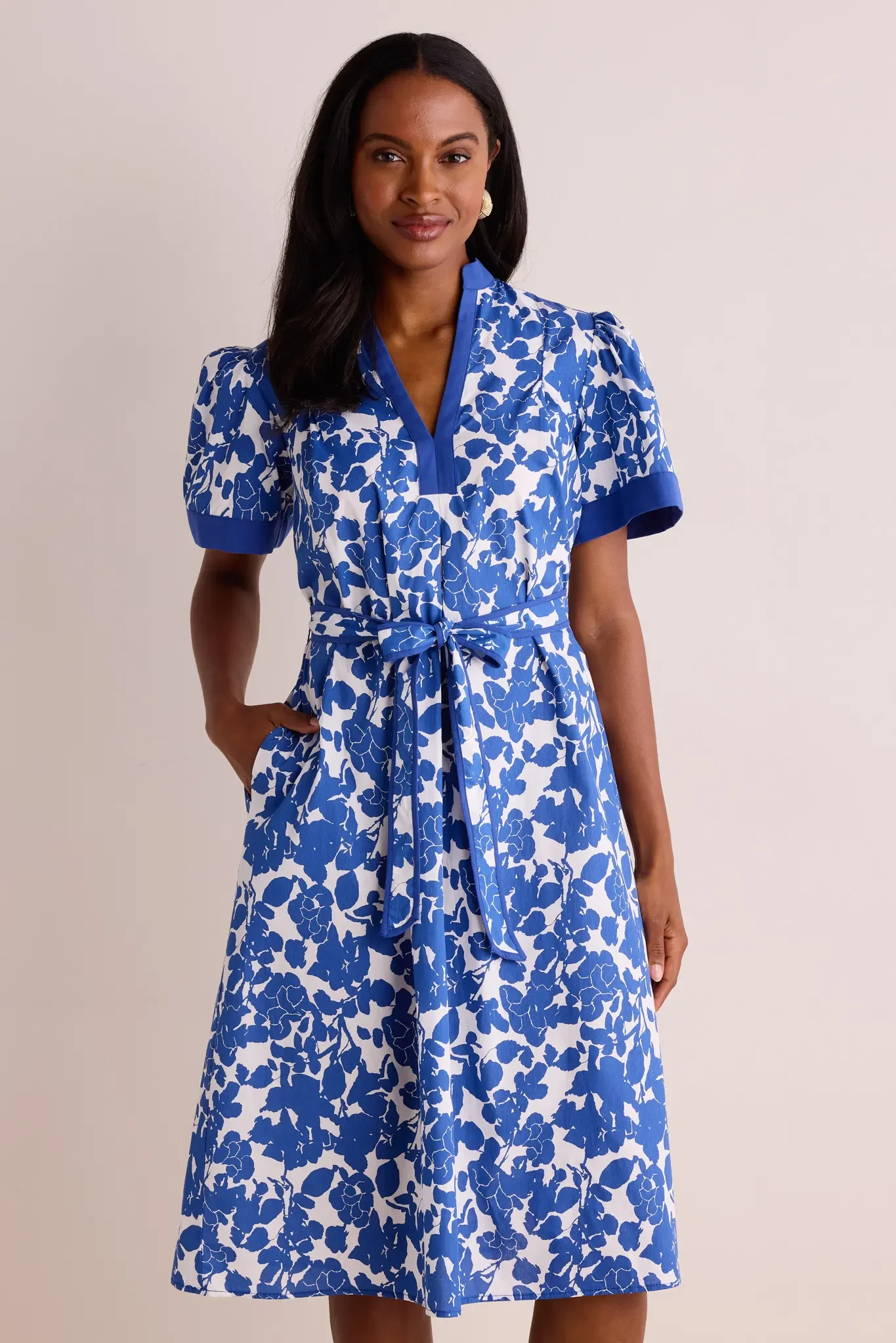 Cayleigh Dress- Blue - Shop-Ritbs