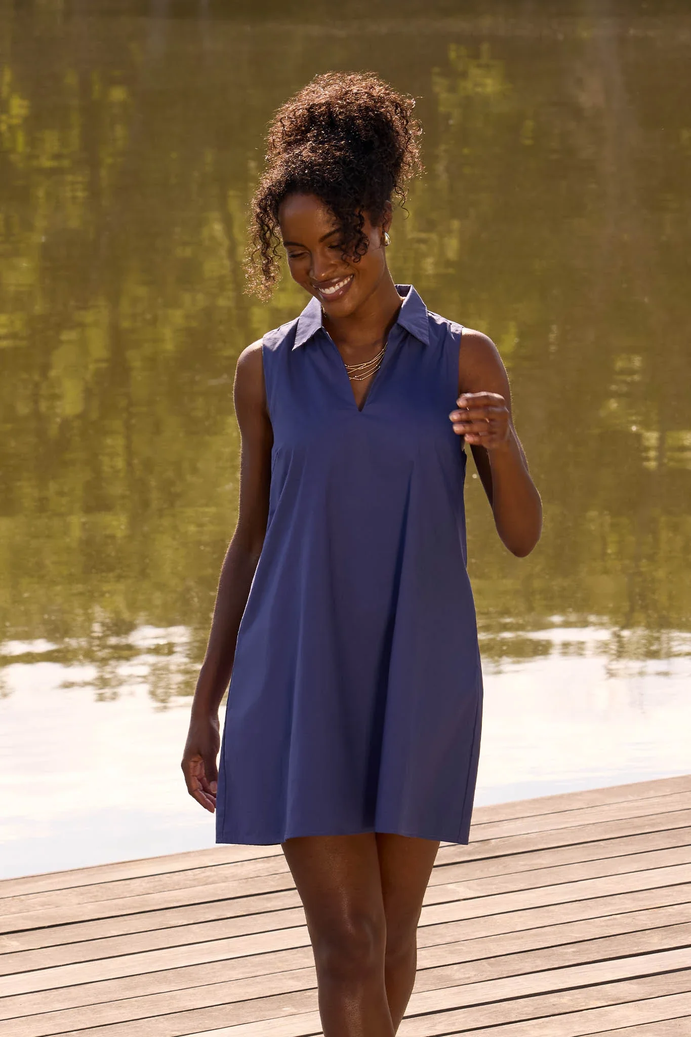 Ellen Dress- Navy - Shop-Ritbs