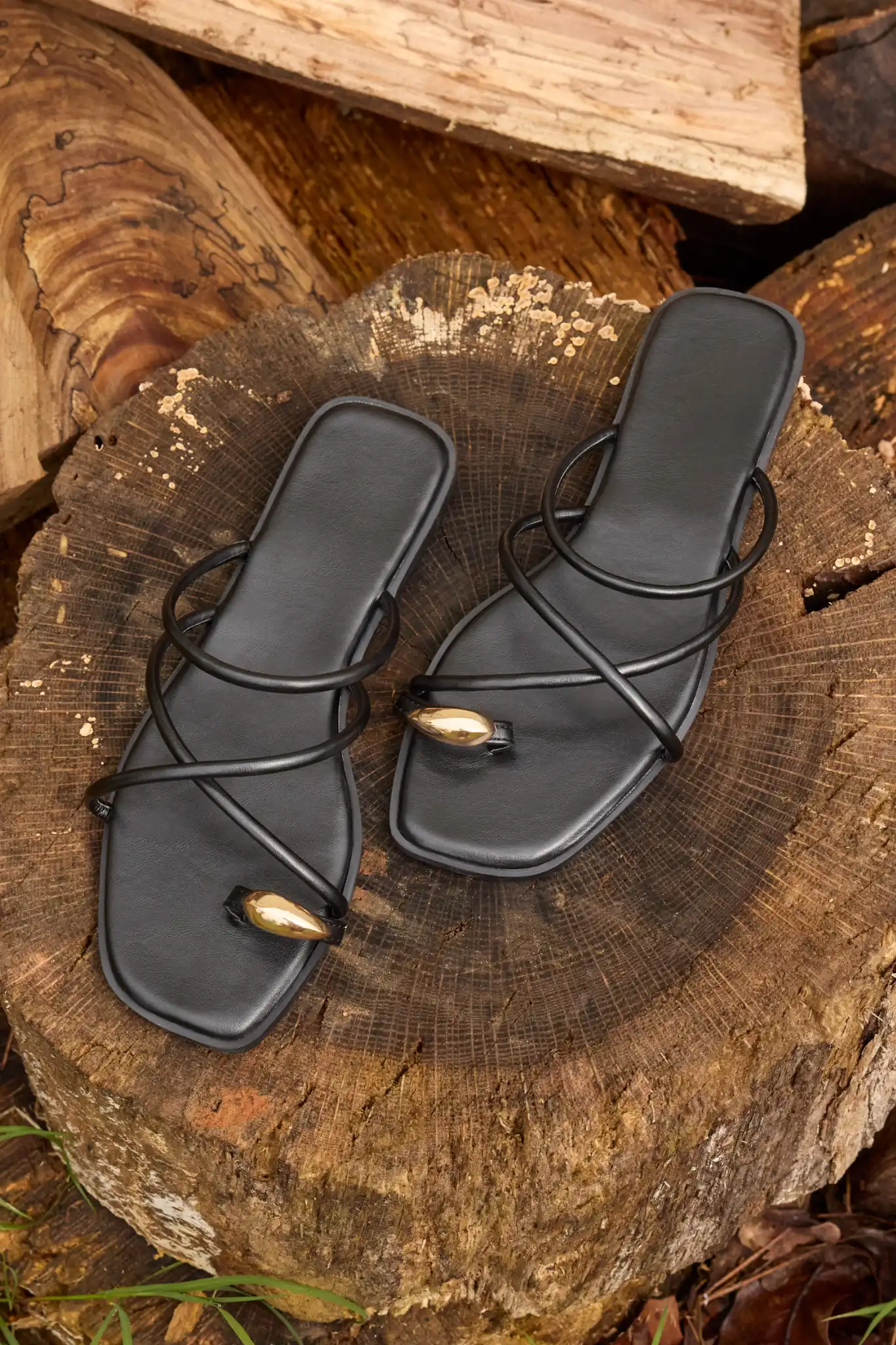 Julie Sandals- Black - Shop-Ritbs