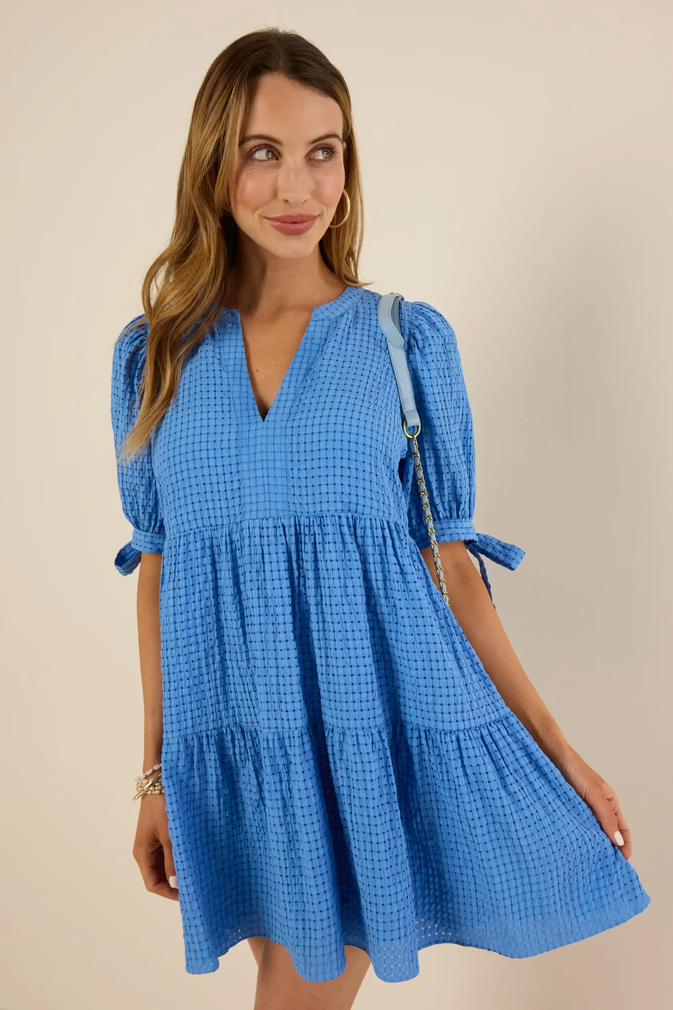 Ainsley Dress- Blue - Shop-Ritbs