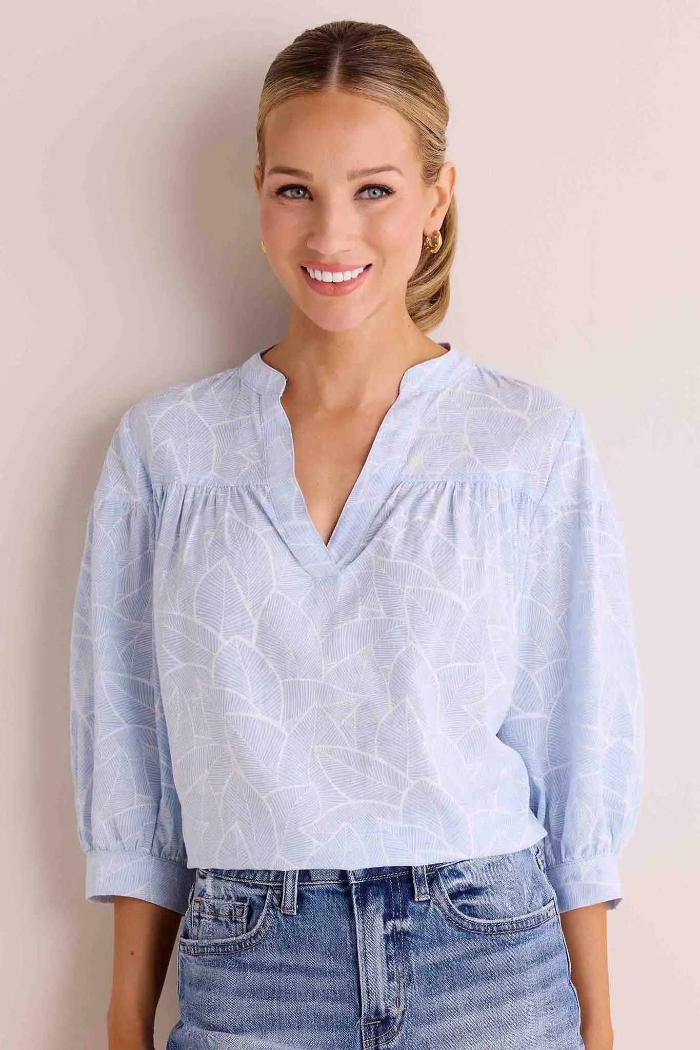 Jones Top- Blue - Shop-Ritbs