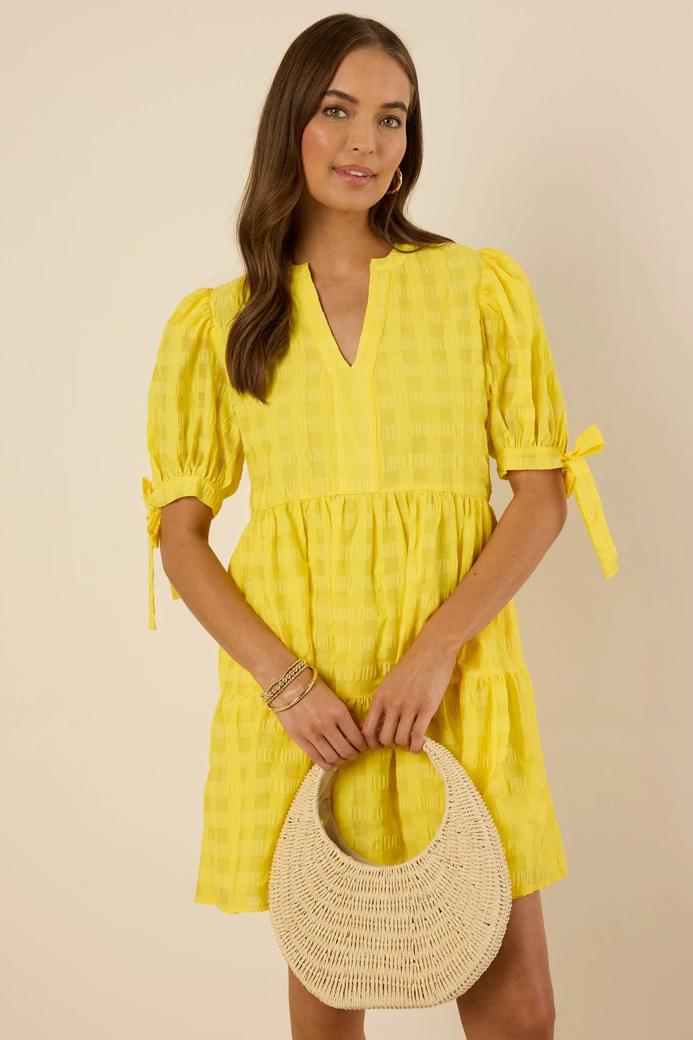 Mya Dress- Yellow - Shop-Ritbs