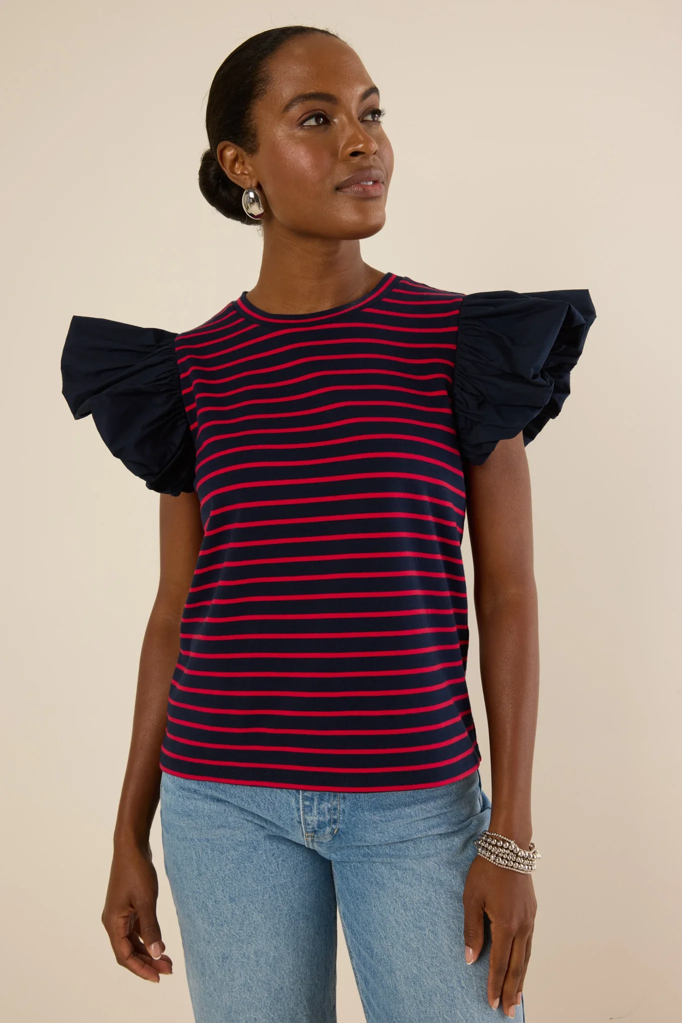 Aubrey Top- Navy - Shop-Ritbs