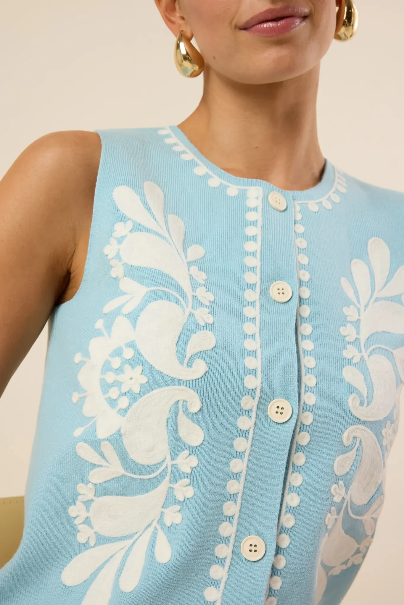 Myra Vest- Blue - Shop-Ritbs