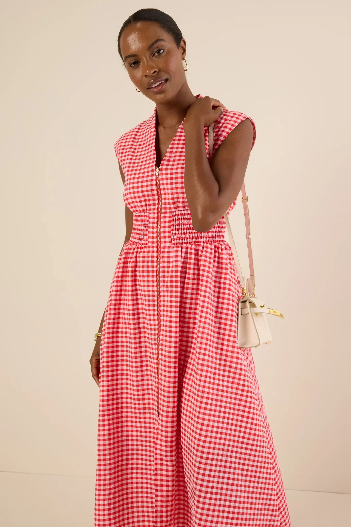Collins Dress- Red Gingham - Shop-Ritbs