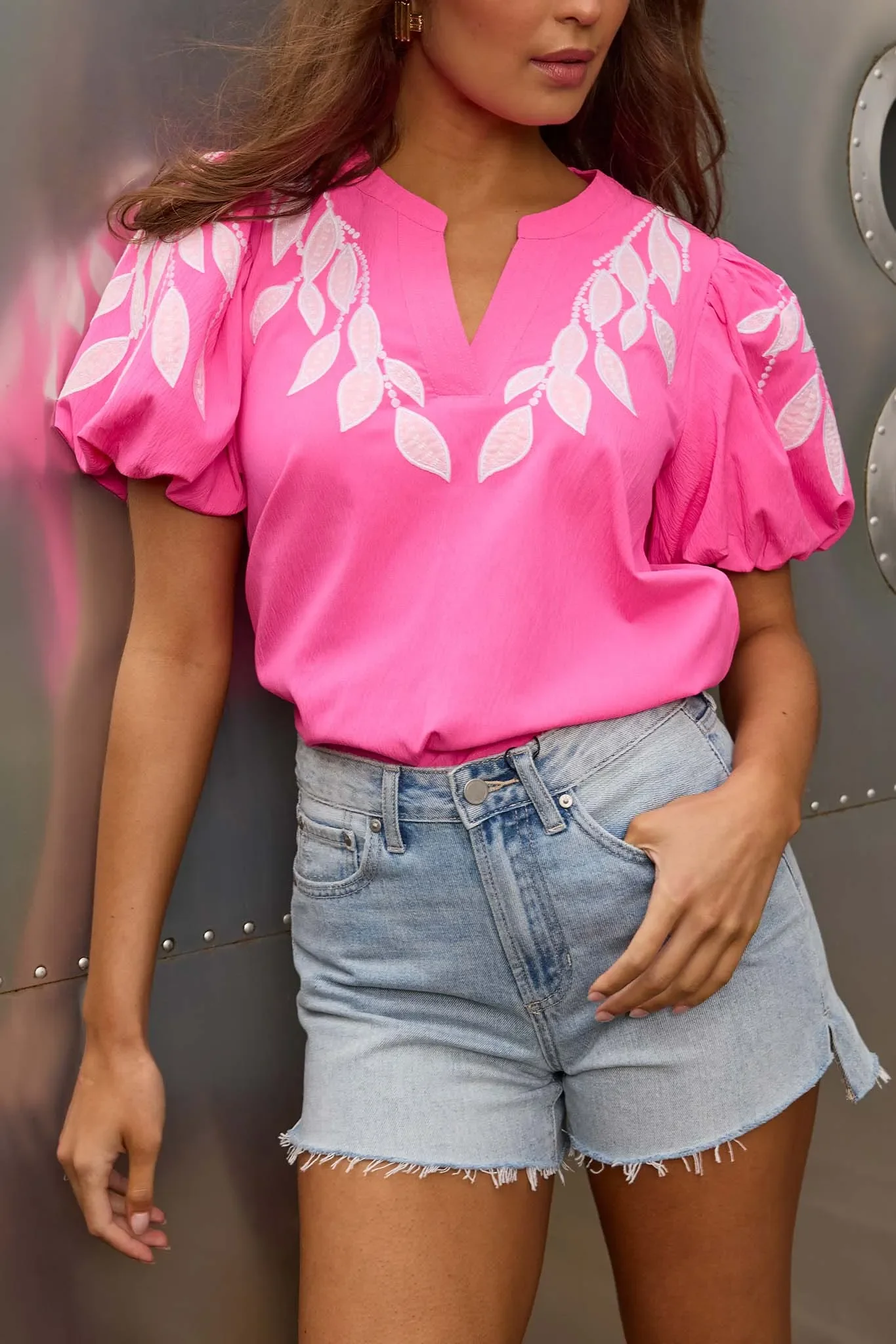 Beth Top- Pink - Shop-Ritbs