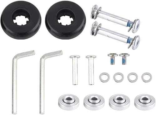 Dilwe 1 Paire de Roues de Valise universelles en Caoutchouc avec vis, cl¨¦ ¨¤ molette, axe de roulement de r¨¦paration OD 50 mm Toysandgames Autres Fournitures De Camping d'alpinisme - Shop-Ritbs