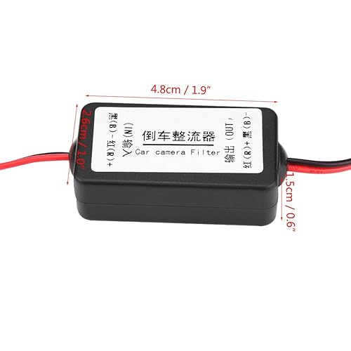 Keenso 12V Relais de Redresseur Caméra de Recul, Redresseur de Filtre Condensateur de Relais de Puissance Courant Continu - Shop-Ritbs