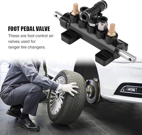 Valve de guépard KIMISS pour Machine à pneusFoot Control Air Val, Valve de guépard pour pièces de de Machine à pneus Pédale de Commande au Pied Valve Air Valve Changeur de Pneu pour Machine R - Shop-Ritbs