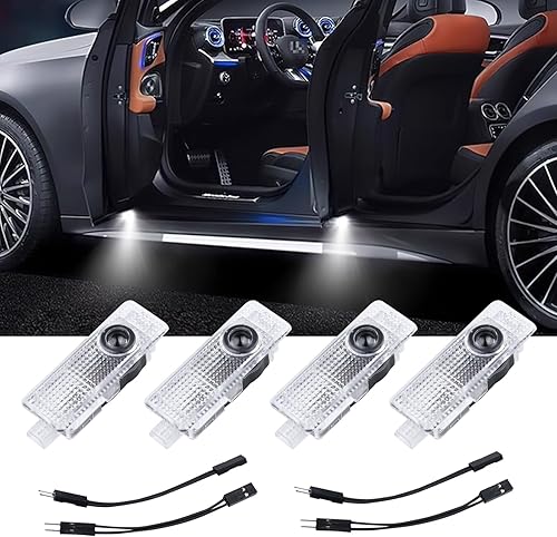 4 Pièces Eclairage Porte Lumière de Porte de Voiture Série 1 2 3 4 5 6 7er M GT X1 X3 X4 X5 X6 Projecteur de Logo de Porte de Voiture, Projecteur de Lumière de Voiture, Lumière de Porte de Voiture - Shop-Ritbs