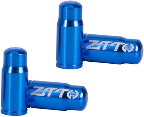 Lot de 4 bouchons de valve Presta pour vélo en aluminium, protection contre la saleté et l'humidité (doré) - Shop-Ritbs