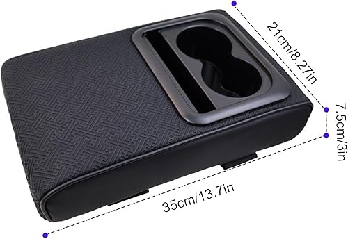 Coussin d'accoudoir de voiture, coussin de boîte d'accoudoir, coussin d'accoudoir de rehaussement, accoudoir de voiture, support d'accoudoir de voiture, coussin de console centrale, coussin de protect - Shop-Ritbs