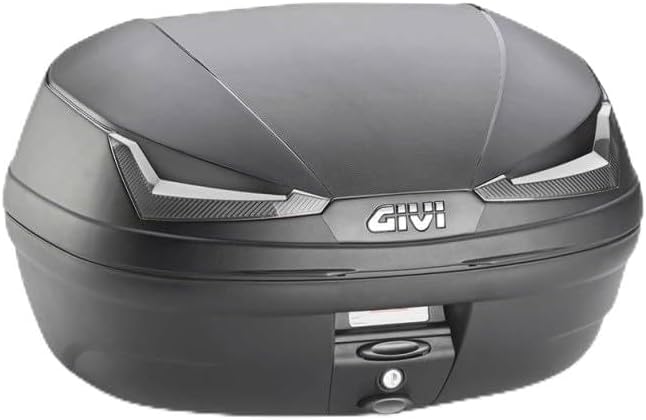 Givi E455NT Cabinet Simple IV Tech Noir catadioptères fumés 45 l avec Plaque Universelle - Shop-Ritbs