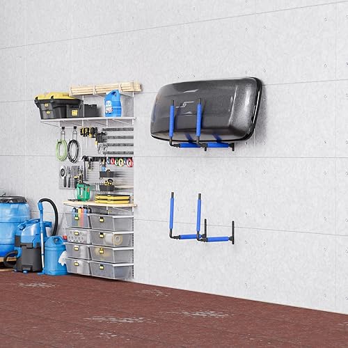 Box de toit réglable mural 33-57 cm BOX1 bleu pour ranger coffre de toit outils de jardin, porte-ski équipement de sport planche de surf et iSUP - Shop-Ritbs