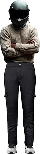 GREAT BIKERS GEAR - Pantalon de moto avec doublure de protection en aramide et genouillère pour homme - Shop-Ritbs