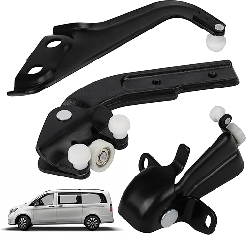 HEBERUCK Kit de guidage à rouleaux pour porte coulissante droite pour Mercedes-Benz Viano W639 2003-2022, roulettes pour porte coulissante et porte latérale droite pour Van Vito/Mixto W639 6397601347 - Shop-Ritbs