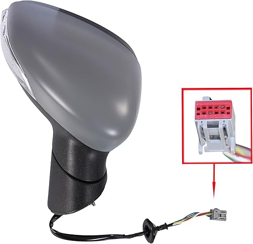 ATEC Germany 1x Rétroviseur extérieur électrique droit chauffant Rétroviseur latéral asphérique Compatible avec FORD FIESTA Mk6 (CB1, CCN), FIESTA Mk6 Van - Shop-Ritbs