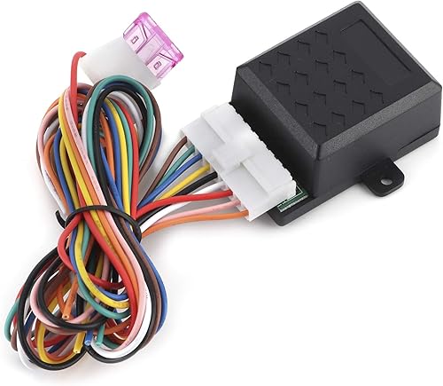 Modules rabattables pour rétroviseurs, Boîtier de commande, Qiilu Universel Rétroviseur Latéral Pliage Automatique Déplier Contrôleur Pliant Plus Proche Module ABS + PVC Adapté pour Voiture 12 V - Shop-Ritbs