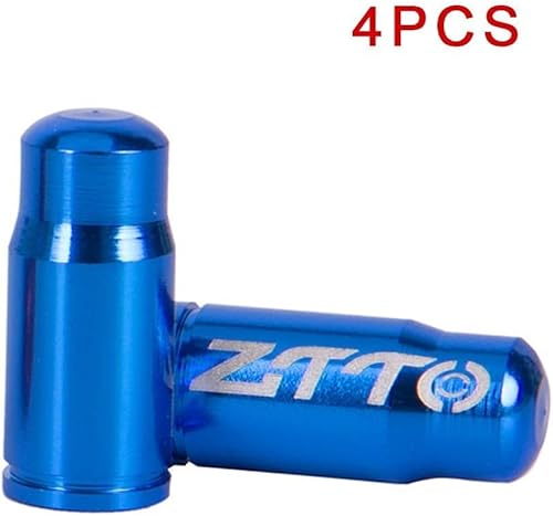 Lot de 4 bouchons de valve Presta pour vélo en aluminium, protection contre la saleté et l'humidité (doré) - Shop-Ritbs