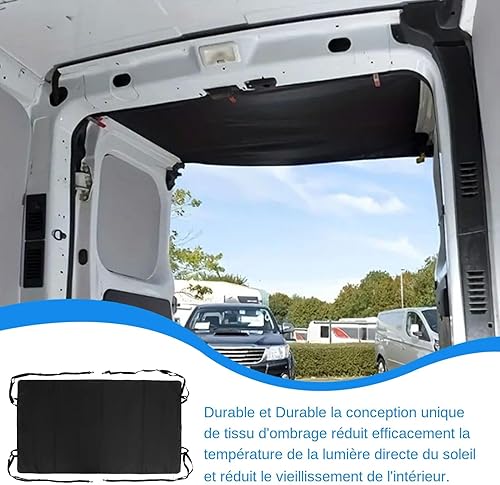 Pare-soleil pour auvent de camping-car, pare-soleil pour hayon de camping-car | Bloqueur UV pour auvent de camping-car - Auvent de camping, ombrage amélioré et écran de tente arrière pour SUV, camping - Shop-Ritbs