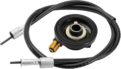 Engrenage d'entraînement, engrenages d'entraînement de compteur de vitesse anti-vibration 12 mm précis, résistant aux chocs, professionnel efficace avec câble pour scooter GY6 50 cc 150 cc - Shop-Ritbs