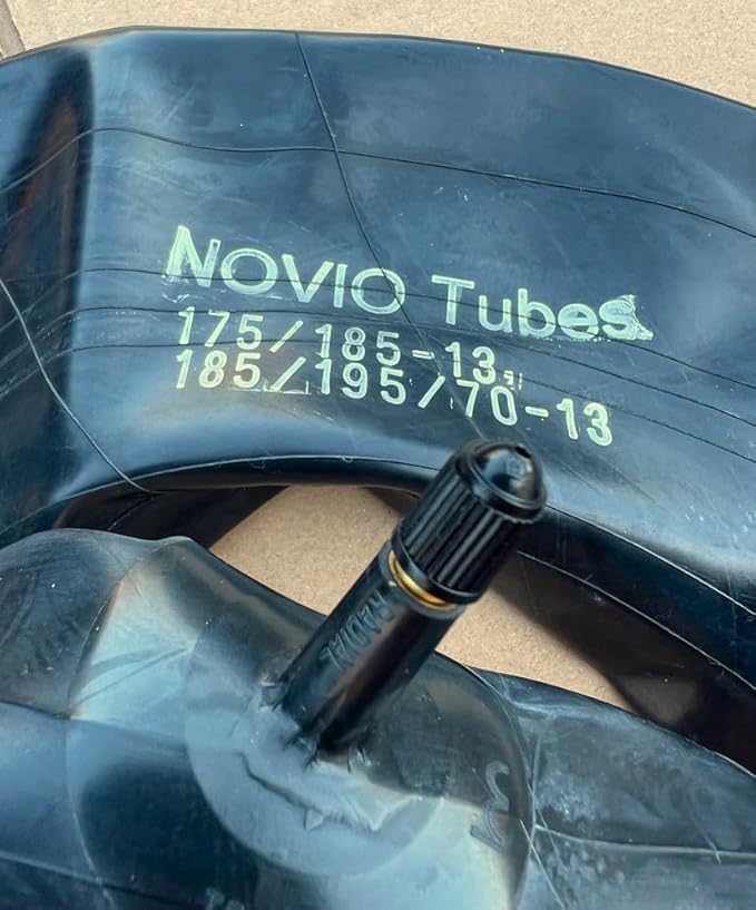 Chambre à air 13' pour remorque de voiture 175/70-13, 185/70-13, 195/70-13, également caravane et transport, avec valve en caoutchouc droite - Shop-Ritbs