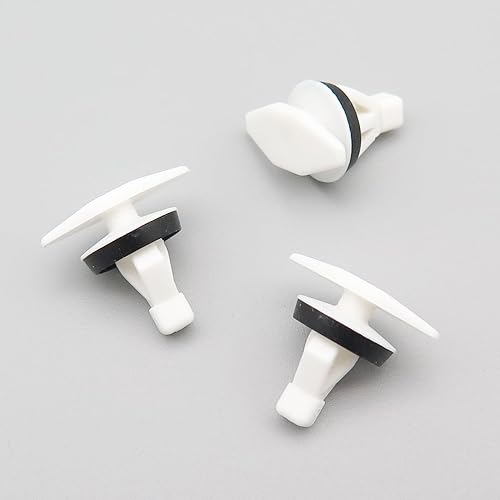 VVO Fasteners- Clips en Plastique Blanc. Pour Joint de porte arrière. Compatible avec Audi A4, (10 pcs) - Shop-Ritbs