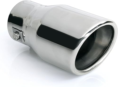 Lampa 40869 Embout d'échappement en acier inoxydable TS-38, 35-42 mm, 2 ports, bride, CE, argent - Shop-Ritbs