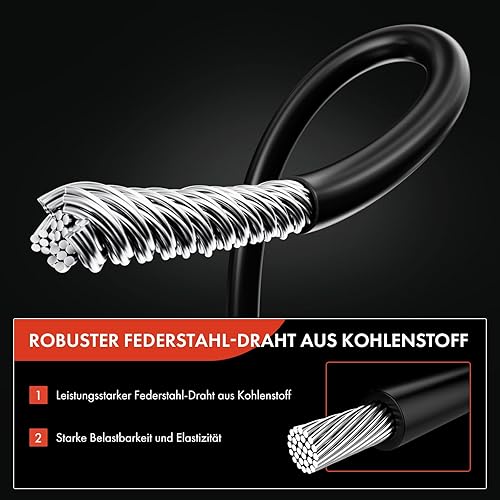 Frankberg 2x Câbles de Frein à main Arrière Compatible avec A.u.r.i.s E15 1.3L-2.0L 2007-2012 A.u.r.i.s E18 1.3L-1.6L 2012-2018 Remplacer# 4643002121 - Shop-Ritbs