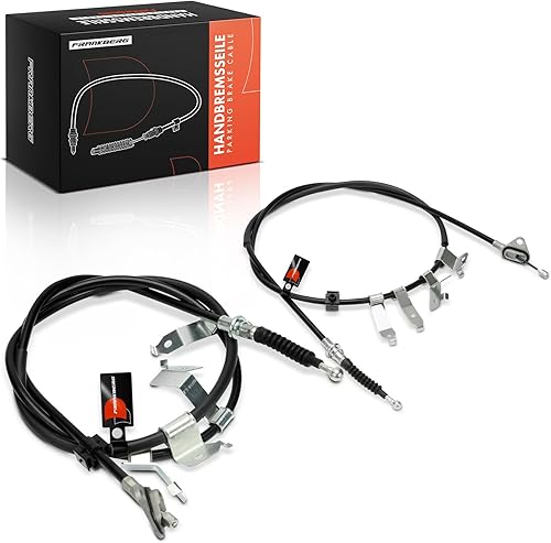 Frankberg 2x Câbles de Frein à main Arrière Compatible avec A.u.r.i.s E15 1.3L-2.0L 2007-2012 A.u.r.i.s E18 1.3L-1.6L 2012-2018 Remplacer# 4643002121 - Shop-Ritbs