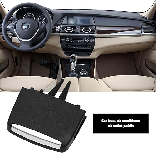 eMagTech Clip d'aération de Voiture Compatible avec X5 E70 X6 E71 Climatisation Automobile au Premier Rang Languette de Grille d'aération Languette de Sortie d'aération Clip de Ventilation en ABS - Shop-Ritbs