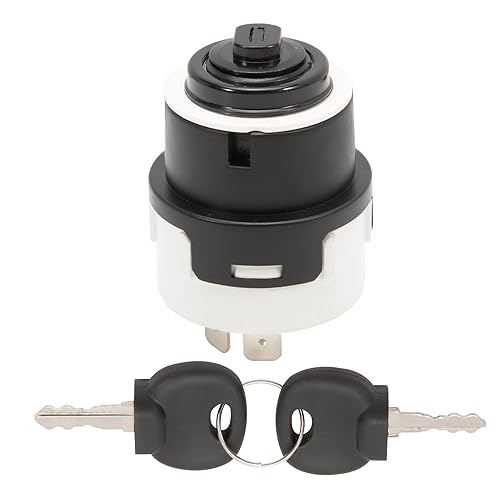 Anlseiod Serrure de contact universelle 12/24V pour Deutz DX 07, même boîtier, Zettelmeyer, Schaeff avec 2 clés de type 603/14603 interrupteur d'allumage 8E0905855A - Shop-Ritbs