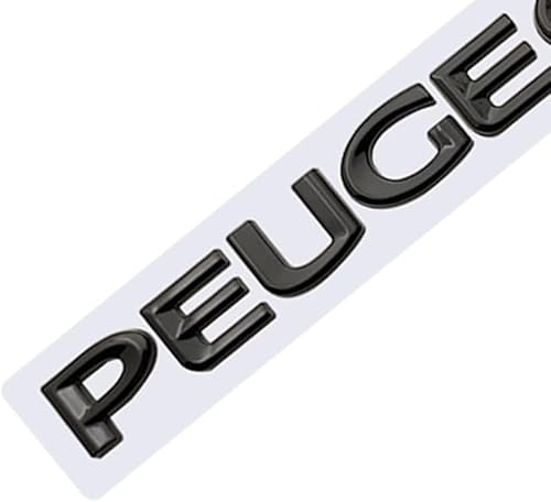 GRFIT Logo de décoration de Lettrage de Voiture Veloce, Logo d'autocollant de Voiture 3D de Remplacement pour Peugeot 107 206 207 208 308 307 407 508 2008 3008,Silver - Shop-Ritbs